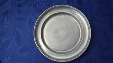 antikes altes Zinnteller Bratwurst Friedl Nürnberg? 21 cm Dur. alte Punze rar