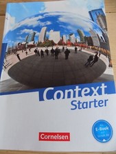 Englischbuch Oberstufe, Context Starter, Cornelsen, NRW, ISBN 9783060334568