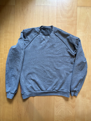 Prada sweatshirt grey size - prada,