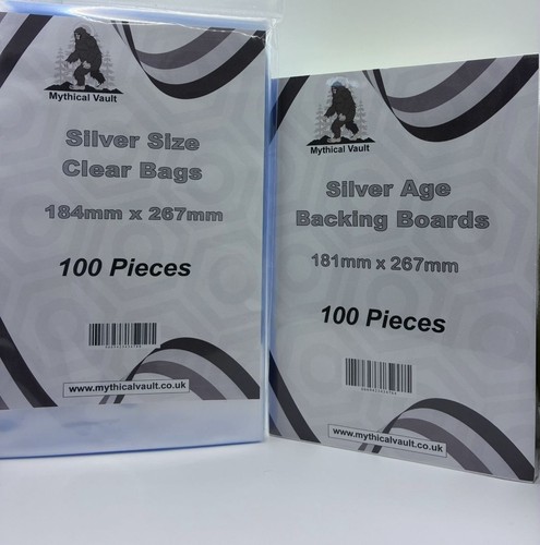Silver age comic bags 24pt - age:,