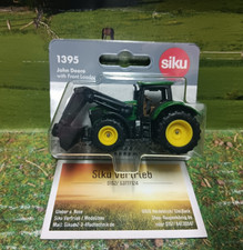 Siku Nr.: 1395 - John Deere mit Frontlader,Siku Blister,neu in OVP