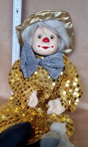Sammlerpuppe clown - sammlerpuppe,