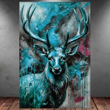 LEINWAND BILDER XXL HIRSCH