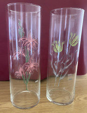 2x Vase Blumenvase Glasvase