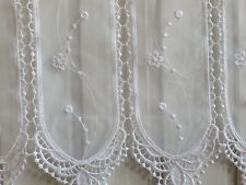 Shabby Chic Romantik Landhausgardine Scheibengardine 45, 60, 75 o.90 cm H, ab 1 