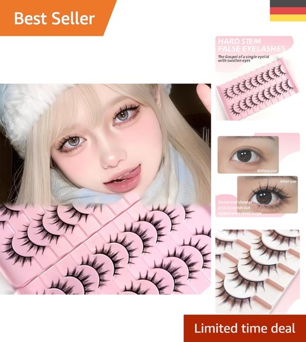 Paar weiche manga wimpern - weiche,