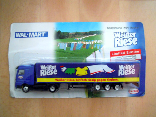 Werbetruck weißer riese - werbetruck,