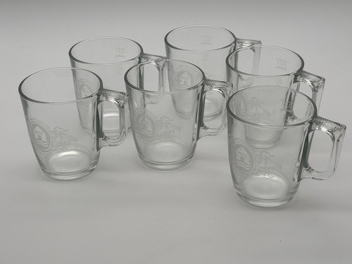Pott rum tasse glas - 6x,
