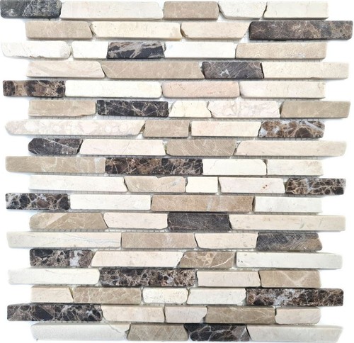 Mosaik marmor naturstein beige - mosaik,