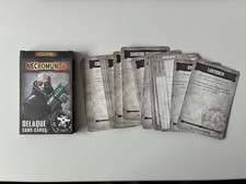 Necromunda Gang Cards House Delaque (Original GW)