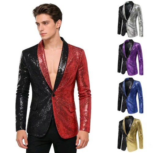 Herren glitzer pailletten - glitzer,