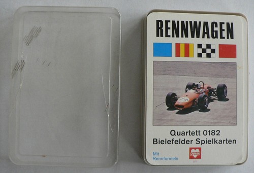Quartett rennwagen joker - quartett, rennwagen,