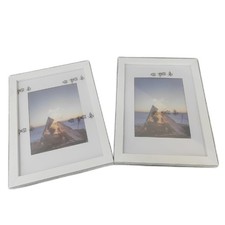 Scholar Tree Weiß 2er Set Bilderrahmen DIN A4 21x30cm MDF Holz R - Unvollständig