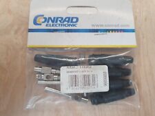 Bananenstecker 4mm, 5 Stück, schwarz, Conrad