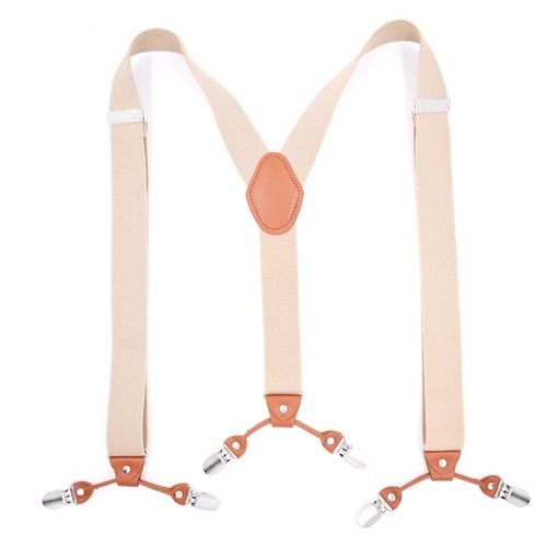 Herren clip hosenträger - 6-clip,