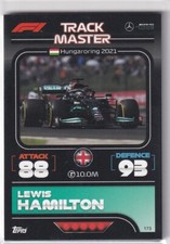 Topps F1 Turbo Attax 2022 Formel 1 Karte Nr. 173 Track Master Lewis Hamilton