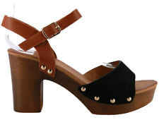 CLOGS MIT ABSATZ LEDERSCHUHE