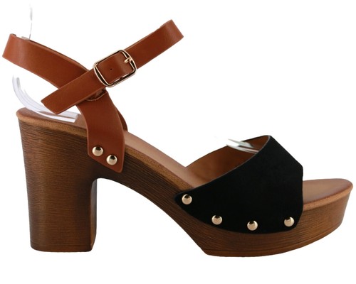 Clogs mit absatz - clogs, lederschuhe