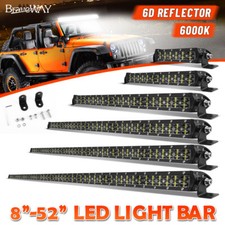 22" - 52 zoll LED Light bar Lichtbalken Arbeitsscheinwerfer Auto Offroad 12V-24V