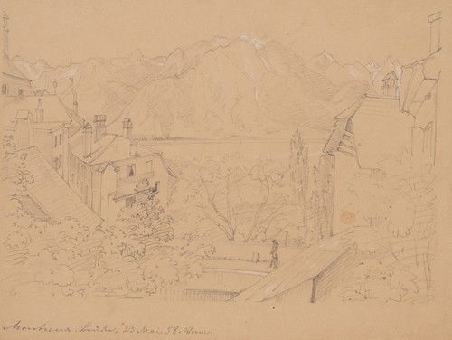 Montreux genfersee 1858 - montreux,