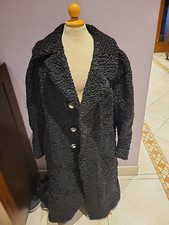 Pelz Lammfell Mantel Schwarz Gr. M Gut Erhalten Marke MAKARA