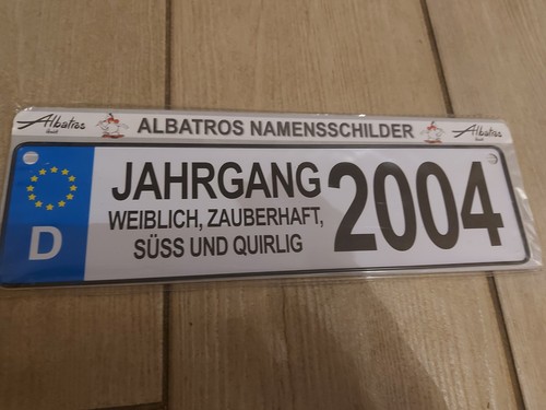 Albatros namensschild jahrgang - namensschild,