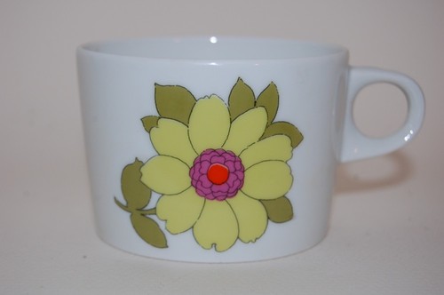 Kaffeetasse novum grün blume - novum,
