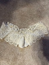 Einsteckkragen Blusenkragen weiß Spitze eventuell Spreewaldtracht gebraucht