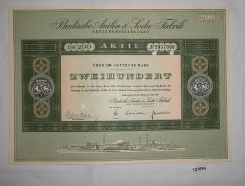 200 mark aktie - aktie, anilin