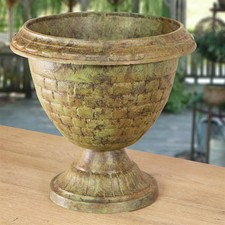 Vase, Amphore, grün-braun