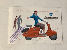 NSU Lambretta Autoroller Prospekt 6-seitig original ungelocht top Zustand selten
