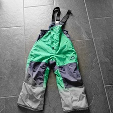 FINKID super Skihose Schneehose Winterhose grün/blau Gr. 104/110