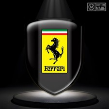 Ferrari logo silikonaufkleber - ferrari,