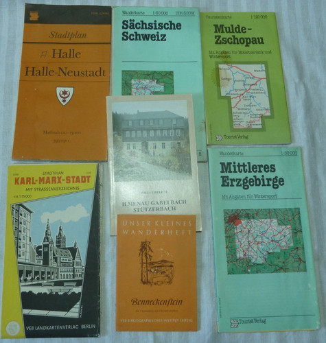 Stk landkarte stadtplan - 7, stk.