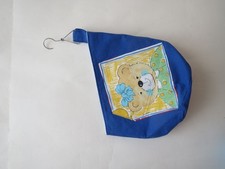 Klammerbeutel Wäscheklammernkorb Klammernsack blau Bär UNIKAT selbstgenäht