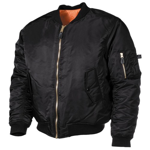 Pilotenjacke ma1 schwarz - us,