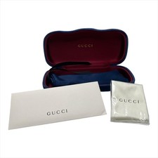 Gucci brillenetui samt blau - samt, +