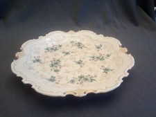 Reichenbach Prunkteller - Obstteller  32 cm / 60er , VEB Porzellanwerk      