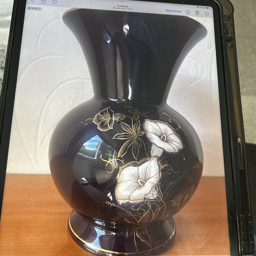 Blaue porzellanvase keramik - blaue, porzellanvase/keramik