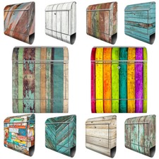 Design Briefkasten Holz bunt