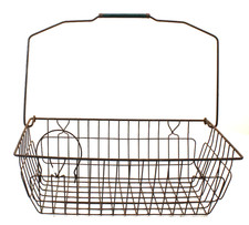 EINKAUFSKORB KORB METALL DDR