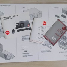 LEITZ (LEICA) Pradovit Diaprojektor Anleitung Zubehör Katalog Prospekt 
