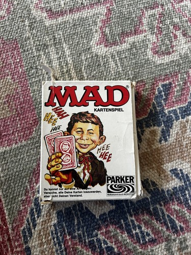 Mad kartenspiel parker 1979 - kartenspiel,