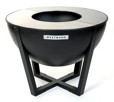 Gartenkamin Feuerstelle inkl. Grillplatte Terrassenofen Westmann B-Ware