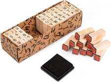 Holzstempel Set Buchstaben