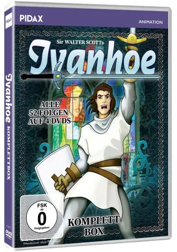 Ivanhoe komplettbox dvd - komplettbox,