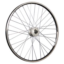 Laufrad 26 Zoll Vorderrad Fahrrad Nabendynamo DH-C3000 Shimano geöst schwarz