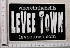 Sticker Aufkleber LEVEE TOWN Blues Music USA