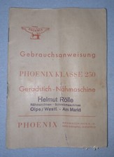 Alte gebrauchanweisung phoenix - alte,