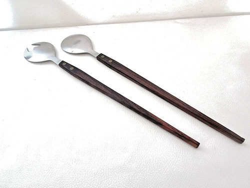 Vintage salatbesteck teakholz - vintage,